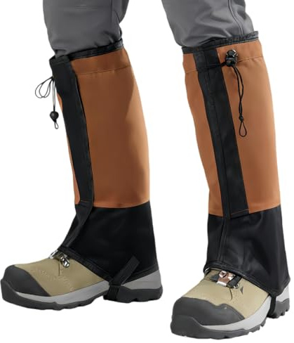 Polainas,Impermeable Ajustable Resistente A La Equipo,Polainas De Trail Running - para Hombres Y Mujeres Botas De Senderismo Nieve Invierno Zapatos Trail Lluvia Correr Césped Escalada