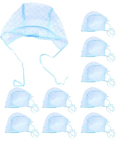 IMIKEYA Cuffia per Chioma con Mèches e Cappuccio Protettivo, Set da 10 Cuffie con Fori per Tintura e Colpi di Sole, Accessori per Colorazione Professionale e Uso Domestico