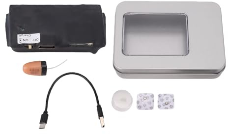 YUEHISY Mini Oreillette Cachée, Oreillette Portable Discrète avec Module GSM et Bluetooth, Récepteur Intra-auriculaire Discret pour Les Performances Scéniques
