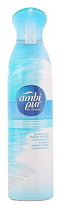Ambi Pur Air Profumatori per Ambienti Spray, 1 Deodoranti Spray da 300ml, Fragranza Brezza Marina, Deodorante Ambiente con Tecnologia Elimina Odori, Contiene Gas 100% Natuale