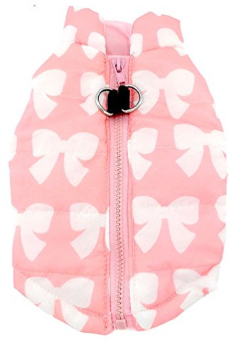 smalllee_Lucky_Store Hundejacke wasserdicht, Hundemantel, GeschirrWeste für kleine Hunde Katzen Haustiere hundebekleidung Chihuahua wintermantel Shih tzu