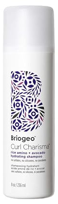 Briogeo Curl Charisma Hydrating Shampoo, Define and Moisturize Wavy, Curly, and Coily Hair, Vegan, Phalate & Paraben-Free - 236ml