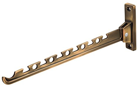Metafranc Polerad klädfläkt – 330 x 28 mm – 20 kg lastkapacitet – robust material – platsbesparande vikfunktion/klädskena/väggkrokar/fällkrokar/hängande anordning/250307