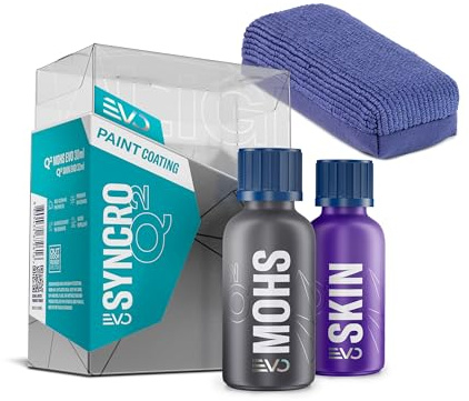 GYON SYNCRO EVO 30ml Keramikbeschichtung Kit | Mehrschichtige Beschichtung für maximale Leistung | Separater Basislack und Decklack Chemie