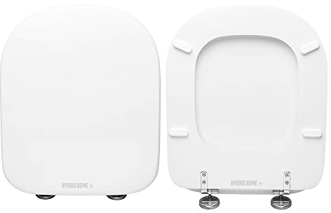 HYDRO HOME Tavoletta Water Compatibile Con ONE RAK, Copriwater In Legno Rivestito Con 2 mm Di Resina Tavoletta Wc Con Cerniere Fissaggio Dall'Alto MADE IN ITALY