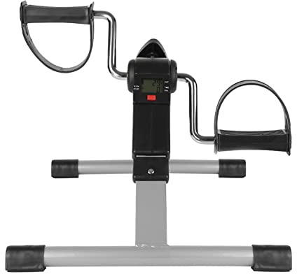 Mini Heimtrainer, Pedaltrainer Mini Bike Heimtrainer Arm- und Beintrainer Fitness Trainer Senioren | pedalo fußtrainer mit LCD und Einstellbarer Widerstand