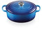Le Creuset Cocotte en Fonte Émaillée Signature avec Couvercle, 31cm, Ovale, 6,3 L, 5,705 kg, Azure, 21178312202430