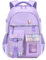 HANXIUCAO School Bags for Girls Lagre Capacity Backpack for School Water-resistant with Laptop Compartment Girls Backpacks for Primary Junior High University (Purple)
