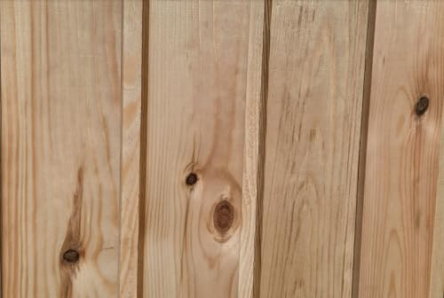AZZAP Profilbretter Profilholz Fassadenprofil Fasebretter Kiefer Klasse C 16x90mm Länge:100cm Holz 20 St.