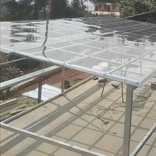 Dachbau Platten Polycarbonat-Gewächshausplatten, Durchsichtige Dachplatte Aus Acryl-Kunststoff, for Überdachung, Carport, Frühbeet-Ersatzschuppenplatte Im Freien, Wetterbeständig (Size : 1x7m)