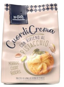 Galleta rellena crema pistacho Sotto 200g