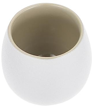 PRETYZOOM Tasse à Thé en Céramique Noire Grand Modèle Tasse Multifonction en Céramique Blanche Usage Domestique Préparation et Dégustation de Thé Conditionnement Individuel