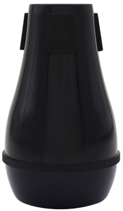 Parliky 1pc Trombone Mute Black French Horn Practice Mute Silencer Trombone Practice Silencer Trombone Plunger Mute Silent Mute Trombone Tenor Trombone Abs Substitute Half Closed