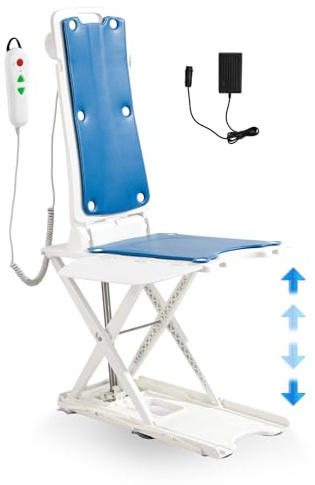 VEVOR Elevador de Silla Eléctrico para Levantar a Personas Mayores del Piso, Altura Ajustable de 77-507 mm, Soporte de Hasta 140,6 kg, 45° para Una Inclinación Cómoda, para Personas Mayores, Pacientes