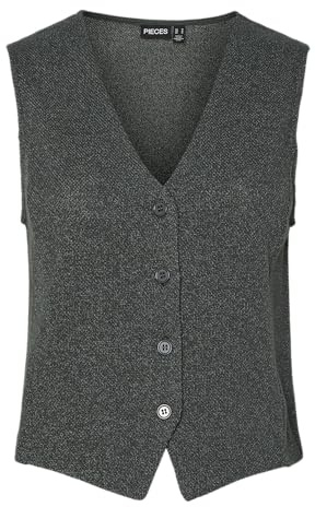 PIECES Pcpepper Jrs Bc Veste, Gris, XS