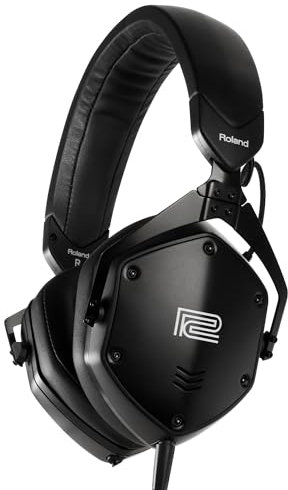 Roland VMH-S100 | Hi-Res Over-Ear-Kopfhörer für die Musikproduktion | Weiter Frequenzgang | Herausragende Signaltrennung | 50 mm Treiber | Komfortabel & robust