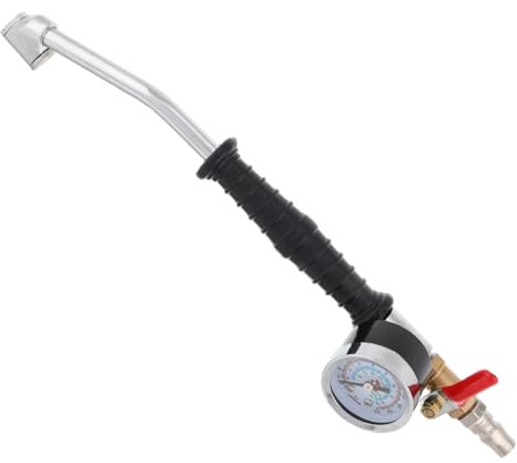 CLISPEED Inflator-düsenadapter Digitales Druckmessgerät Für Auto Lkw Fahrrad Reifendruckmessgerät Mit Verlängerter Düse
