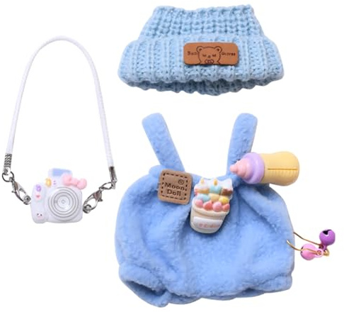TYXHXTF Puppenkleidung, Passende Kleidung für Die Toy, 17 cm Große Kleidung für bubu Puppe, Kleidung Plüsch