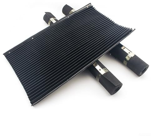 Telescopic Accordion Dust Cover Rubber Machine Tool Accessory Protective Organ Board Chip Guard for Bridgeport Milling Machine Guide Rail Oil Proof Waterproof High Strength(500x650mm)