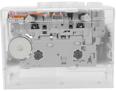 TIKATARER Bärbar Bluetooth-kassettbandspelare, MP3-omvandlare, USB-minne med 3,5 Mm AUX-utgång och Stöd för USB-kortläsare, Perfekt för Hem och