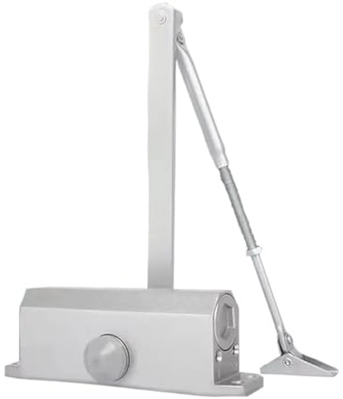 Chiudiporta automatico idraulico con arresto di posizionamento | Chiudiporta idraulico a 1 pezzo con velocità regolabile(20-45KG)