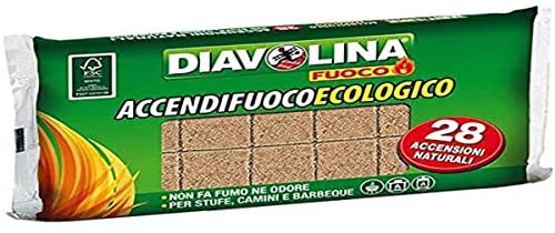 Diavolina accendi griglia - 500 gr [28 accensioni naturali]
