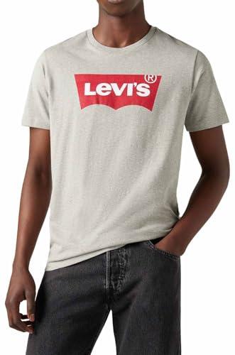 Levi's Graphic Set-in Neck, T-Shirt Uomo, Grigio (Midton), L