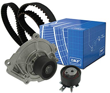 SKF Wasserpumpe und Zahnriemensatz VKMC 08502 Höhe 171 mm Länge 271 mm Breite 142 mm - OE-Qualität | Kompatibel mit: CHRYSLER GRAND VOYAGER V, DODGE NITRO, JEEP CHEROKEE, WRANGLER III, LANCIA VOYAGER Großraumlimousine, LTI TX