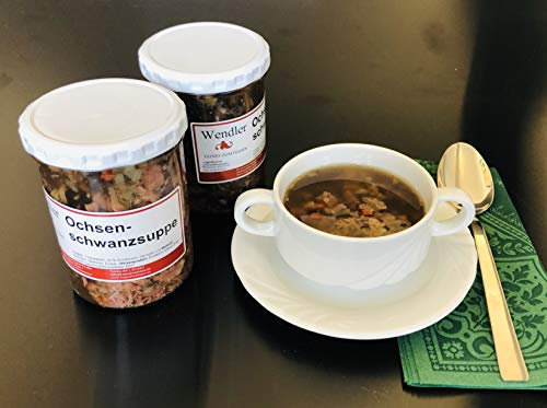 hausgemachte Ochsenschwanzsuppe im Glas (400ml)