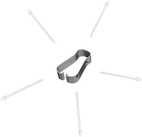 5X Ersatzspitzen für Samsung Galaxy Tab S10 /S10+/S10 Ultra/ S9 FE/FE+/S9 | Plus Ultra/Tab S8 + Plus Ultra/Tab S7 + Plus / S7 FE/Tab S6 / S6 5G / S6 Lite Tablette Stylus S Pen Spitzen weiß