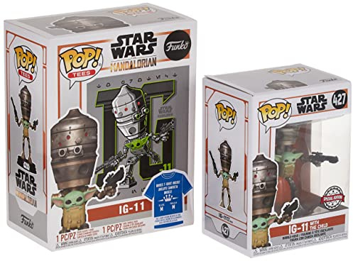 Funko Star Wars – Booble Head Pop No.XX – IG-11 with Child + T-Shirt (L)