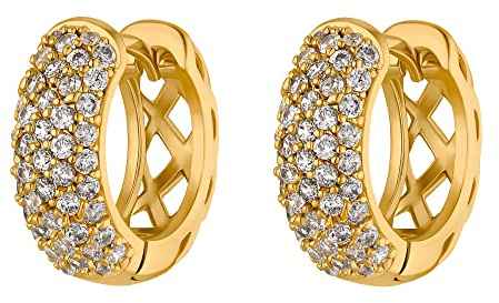 Heideman Ohrringe Eliane Damen Edelstahl mit Zirkonia weiß | Elegantes Accessoire für Alltag und Feier, hautfreundlich, anlaufresistent, schöne Geschenkidee zum Valentinstag
