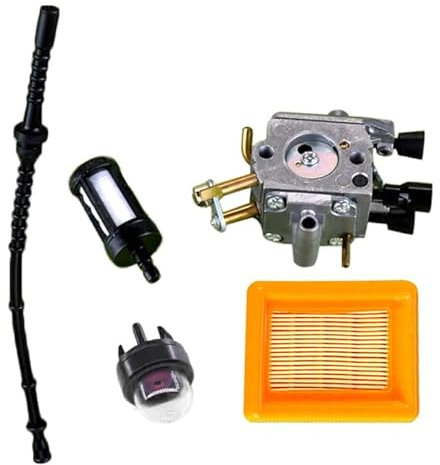 RAGDAA Vergaser-Kraftstofffilter für STIHL FS400 FS450 FS480 Rasentrimmer-Ersatzteile 4128 120 0602 Kraftstoffleitung Grundierungsbirne Luftfilter