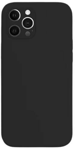 Rival Gadget Funda de silicona para iPhone 13 Pro Max, funda híbrida antideslizante en capas, funda protectora a prueba de golpes, funda de protección contra caídas, cubierta trasera negra