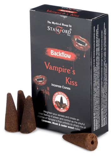 Puckator 37484 Stamford Backflow Rückfluss Räucherkegel - Kuss der Vampire