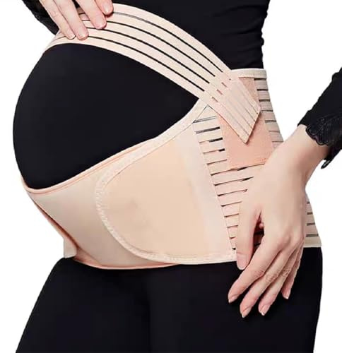 Pregnancy Support Belt, Pelvic Maternity Belt for Pregnant Women Adjustable No-Slip Pregnancy Belt Maternity Belly Bands Support Maternity Support Belt for Birth Preparation, Labour & Recovery XL
