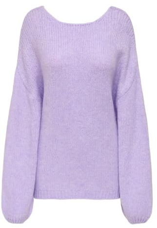 Jdydinea L/S vändbar tröja KNT, Pastell-lila, M