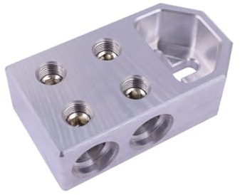 LIXSAZSE Car Audio Top Post Vehicle Stereo Battery Terminal Connector Automotive Automobile Upgrade Accessories Spare Parts, 4 Holes