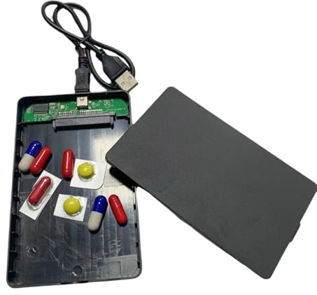 FVPKYUR Cachette Secrète | Conteneur Secret Imitation Disque | Boîte De Dissimulation Pour Clés Voiture Bijoux Sac À Dos Sac Fourre-Tout Valise Avion