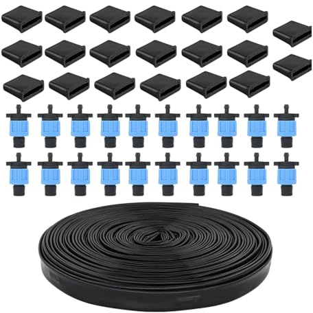 Krmoau Système d'irrigation pour jardin - Système d'irrigation automatique goutte d'eau - Accessoire de jardin pour serre
