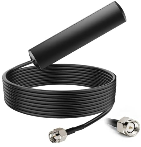 Antena Radio Externa Universal para Vehículos, 3M Cable con SMA Conector