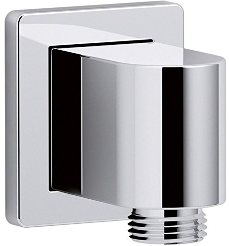 KOHLER Awaken Wall-Mount Supply Elbow with Check Valve, Polished Chrome