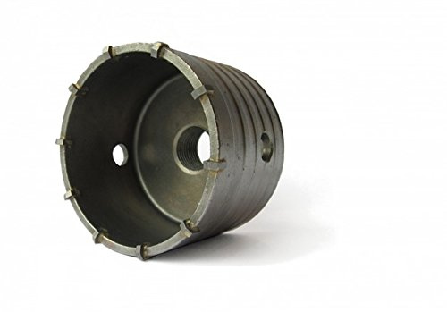 Weischer® - Bohrkrone Schlagbohrkrone Ø 80 mm | M22-Gewinde | Steckdose | Dosenbohrer für Beton, Mauerwerk, Ziegel | langlebig & präzise | 55 mm Nutztiefe