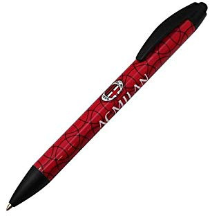 MILAN Penna Biro PLASTICA Prodotto Ufficiale Idea Regalo ROSSONERI