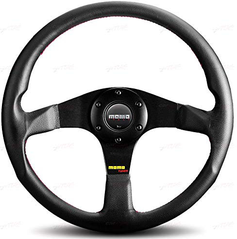 Momo TUN32BK0B Lenkrad (Tuner Leder), 1 Stück