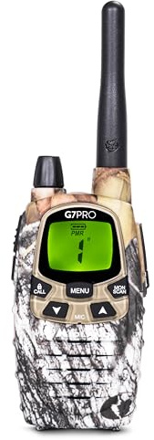 Midland, Talkie Walkie Longue Portée 10Km Professionnel G7 PRO Mimétique, Radio Récepteur Émetteur Airsoft Outdoor 85 Canaux 16 PMR446/69LPD no Licence, Autonomie 18H 4 Piles Rechargeables Accessoires