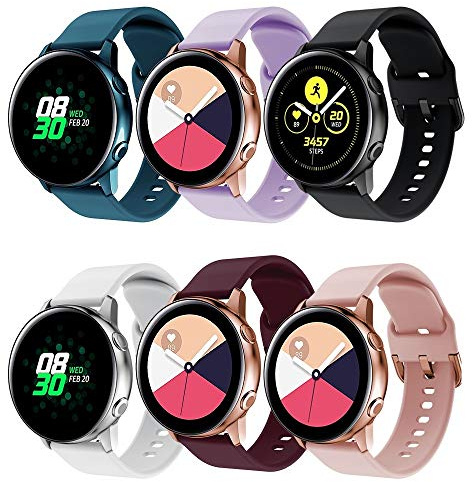 TOPsic Galaxy Watch Active 40mm Armband, 20mm Universal Ersatzarmband für Galaxy Watch Active 2/Galaxy Watch 7/Galaxy Watch 5 Pro/Galaxy Watch 6/Galaxy Watch 6 Classic/Galaxy Watch 4/Watch 4 Classic
