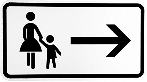 ORIGINAL Verkehrsschild Nr. 1000-22  Fußgänger Gehweg rechts gegenüber benutzen  330 x 600 mm Verkehrszeichen Schild Straßenschild Zusatzschild Verkehrsschilder Verkehrsschild Straßenzeichen