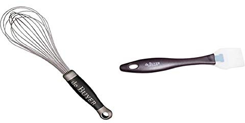 DE BUYER -2610.25 -fouet professionnel fils inox goma 25cm & 4807.00N -pinceau patissier silicone l.19 cm
