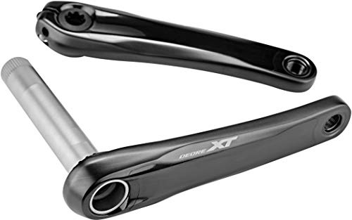 Shimano DEORE XT FC-M8120-1 - Kurbeln ohne Kettenblatt (12 Gänge, 165 mm), Farbe Schwarz